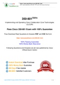  Cisco CCNP 350-801 Practice Test, 350-801 Exam Dumps Update