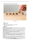 Module opdracht Verandering&comma; Management en Organisatie&comma; inclusief beoordeling&comma; cijfer 8