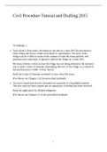 CIVIL PROCEDURE DRAFTING PACK final&period;