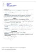 NR501-61509  Quizzes  Week 8&colon; Nursing Theory Quiz and answers 2020-2021