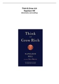 Think and Grow Rich, ISBN: 9781634502535  (nederlandse samenvatting)