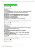 Straighterline _CPR and First Aid Quiz 3 | Question and Answer Solutions | Download To Score An A.