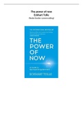 The Power of Now, ISBN: 9780340733509 (nederlandse samenvatting)