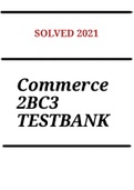 TEST BANK Commerce 2BC3