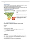 Samenvatting H2 voedingsdriehoek voedingsstoffen & ingrediënten 