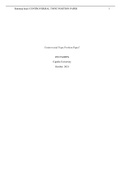 Capella University PSYC-3540 Assessment 3 Controversial Topic Essay - Gentrification