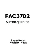 FAC3702 - (Notes, ExamPACK, QuestionPACK)