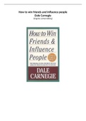 How to Win Friends and Influence People, ISBN: 9781439199190 (engelse samenvatting)