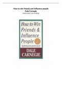 How to Win Friends and Influence People, ISBN: 9781439199190 (nederlandse samenvatting)