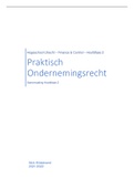 Praktisch Ondernemingsrecht - Samenvatting Tekstboek H.1 t/m 7