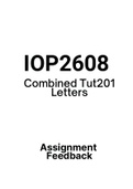 IOP2608 - Combined Tut201 Letters (2018-2020)