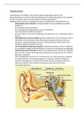 Samenvatting Anatomie en Pathologie: bloed, het oor, het oog