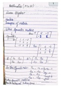 Linear Algebra Class notes Maths (MTH165)  Applied Engineering Mathematics, ISBN: 9781000047615
