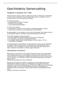 Samenvatting Eindexamen Geschiedenis Havo