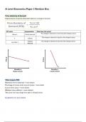 Edexcel A Level Economics Paper 3 Exam Notes