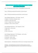 Biology 104 Exam 1-Questions with Correct Answers&sol; Verified&sol; Latest Update &lpar;2024&sol;2025&rpar;