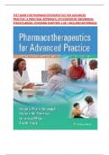 TEST BANK FOR PHARMACOTHERAPEUTICS FOR ADVANCED PRACTICE&colon; A PRACTICAL APPROACH&comma; 5TH EDITION 