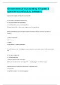 Governmental Accounting Chapter 3 questions and actual answers&period;
