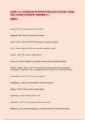 NURS 611 ADVANCED PATHOPHYSIOLOGY ACTUAL EXAM&period;  2024 LATEST UPDATE&period; GRADED A&plus;&period; NEW&excl;&excl;&excl;