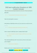 2022 leaf certification Questions & 100&percnt;  Correct Answers
