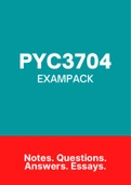 PYC3704 - Exam Questions PACK (2003-2020)
