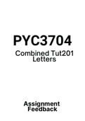 PYC3704 - Tutorial Letters 201 (Merged) (2018-2021) (Questions&Answers) 