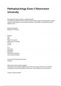 2063 Final exam for PATHOPHYSIOLOGY 2024&sol;2025  Rasmussen &lpar;ALL BUNDLED HERE&excl;&excl;&excl;&rpar;