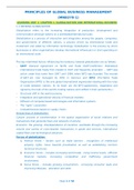 PRINCIPLES OF GLOBAL BUSINESS MANAGEMENT (MNB370-1)