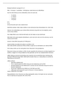 Samenvatting VWO Biologie Hoofdstuk 2 paragraaf 4 en 5