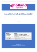 Introductie in management; samenvatting 2021, 4e druk