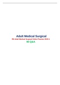 RN Adult Medical Surgical Online Practice 2019 A&vert;Verified and 100&percnt; Correct Q & A&comma; Complete Document for ATI Exam&vert;