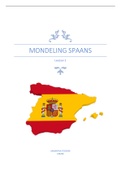 Spaans mondeling uitgewerkt