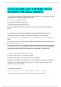 Governmental Exam 1 Multiple Choice questions with actual answers&period;