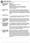 POLESTAR PILATES EXAM QUESTIONS AND ANSWERS&period;