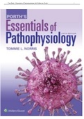 Porths Essentials of Pathophysiology 4th Edition testbank(DETAILED QUESTIONS AND ANSWERS)(GRADED A+)