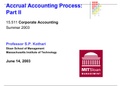Discussion of Accounting