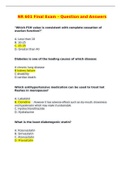 NR 601 Final Exam &ndash; Question and Answers