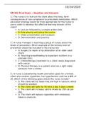 &Tab;NR 222 Final Exam &ndash; Question and Answers