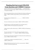 Red seal  Bundled Exam Questions and CORRECT Answers