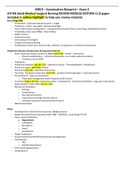 NUR2755 &sol; NUR 2755 Exam 2 Blueprint &lpar;Latest 2022 &sol; 2023&rpar;&colon; Multidimensional Care IV &sol; MDC 4 - Rasmussen College