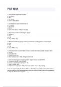 PCT NHA NEWEST 2026&sol;2027 ACTUAL EXAM COMPLETE QUESTIONS AND CORRECT DETAILED ANSWERS &lpar;VERIFIED ANSWERS&rpar; &vert;ALREADY GRADED A&plus;&vert;&vert;BRAND NEW&excl;&excl;