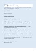 EFM Questions and Answers Graded A&plus;