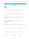 CHEM 103 Exam 1-6 Final - Complete Solutions&comma; Graded A &lpar; 2021 latest update &rpar;