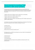 Governmental Accounting Final questions with actual answers&period;