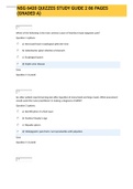 Exam (elaborations) NSG 6420 QUIZZES STUDY GUIDE 2 