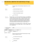 Exam (elaborations) NSG 6420-Adult-Geriatrics Test Questions (2)  