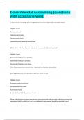Governmental Accounting &lpar;questions with actual answers&rpar;&period;
