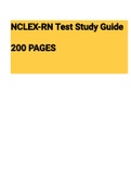 Exam (elaborations) Study Guide Zone - NCLEX-RN Test Study Guide 