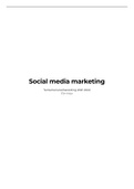 Social media marketing samenvatting