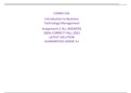 COMM 226 Introduction to Business Technology Management Assignment 2 ALL ANSWERS 100&percnt; CORRECT FALL-2021 LATEST SOLUTION GUARANTEED GRADE A&plus;